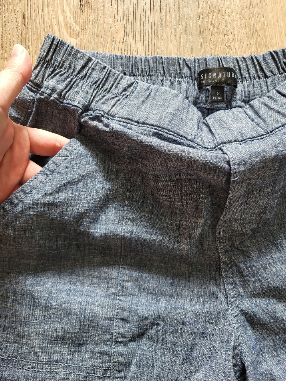 Reitmans Signature Blue Capri Culotte - Picture 3 of 4